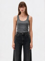 Musculosa Airi Gris Melange Oscuro