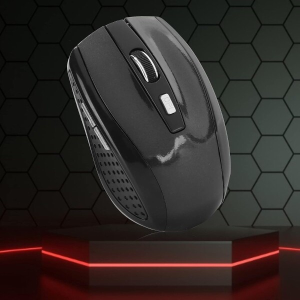 Mouse Inalambrico Goldtech Dpi Usb Ergonomico Portatil Atrix Variante Color Negro