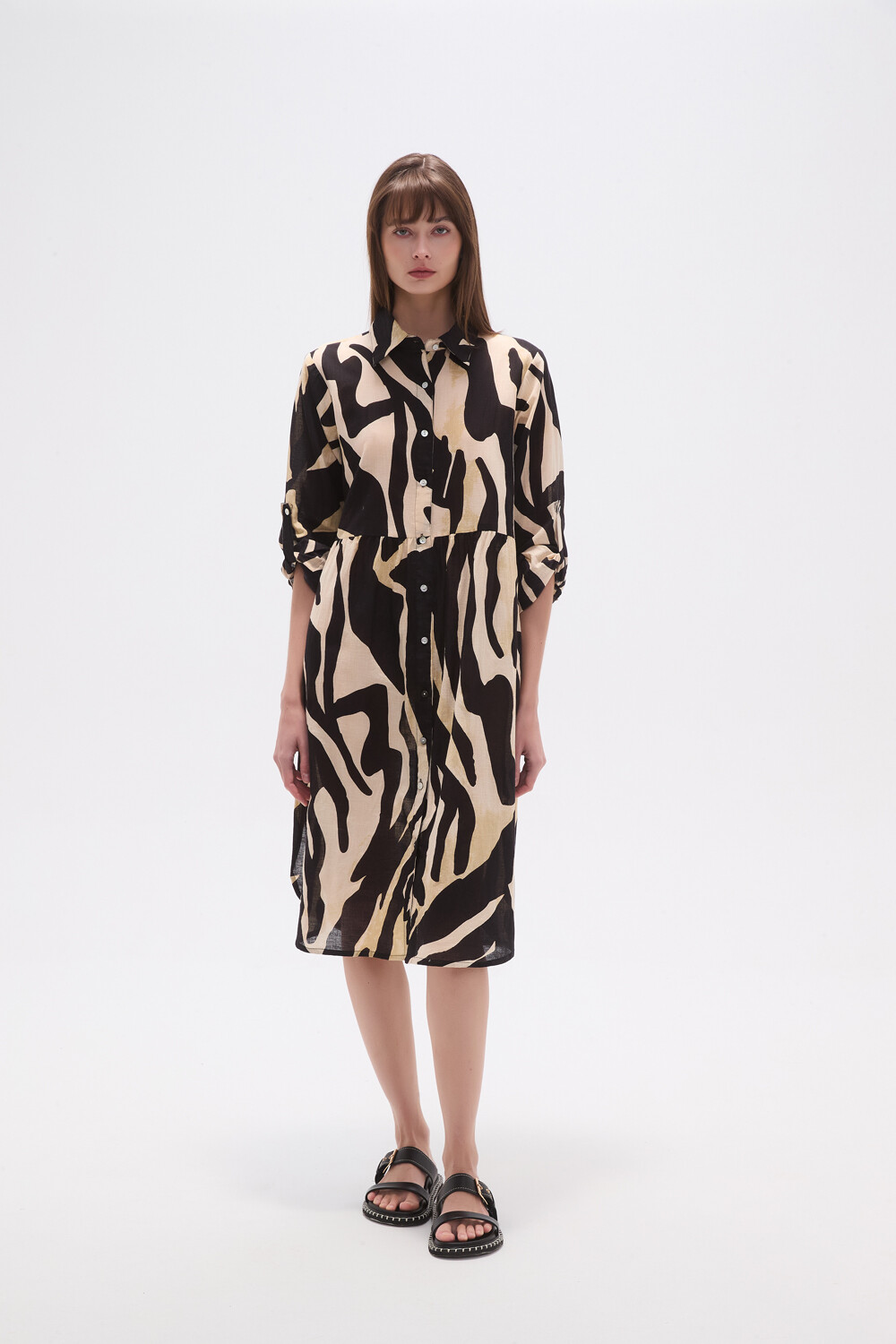 Vestido Sombre Estampado 1