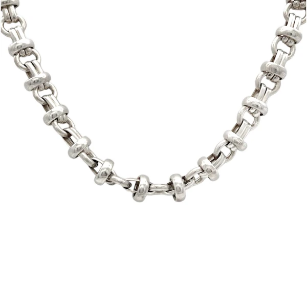 Cadena aro enlazado-Plata 925-Sin Piedra-CD3383 sinpiedra