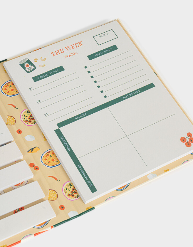 Librería Sets Planner Set Organizador + Sticky Notes - Combinacion Multicolor
