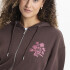 Campera Reef Zipper Marrón