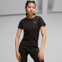 Polo Running Better Essentials Tee Mujer Black