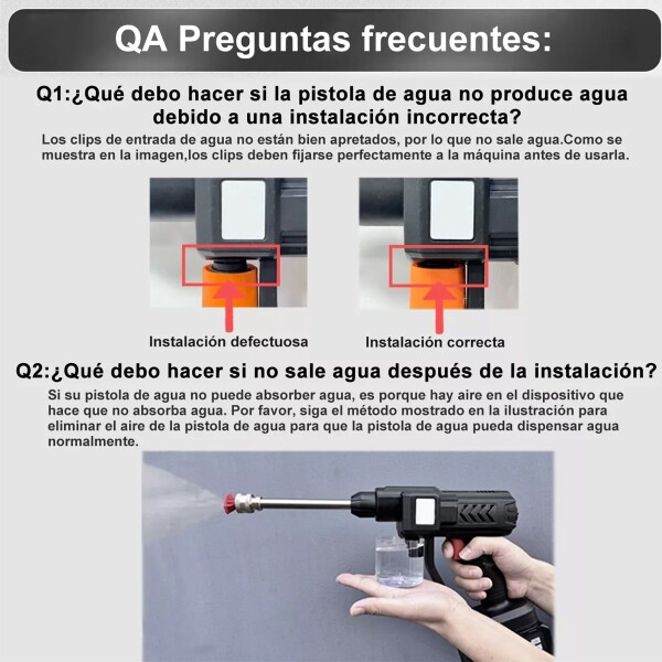 Hidrolavadora Inalámbrica Alta Presión Batería 48vf + Accs ® Hidrolavadora Inalámbrica Alta Presión Batería 48vf + Accs ®