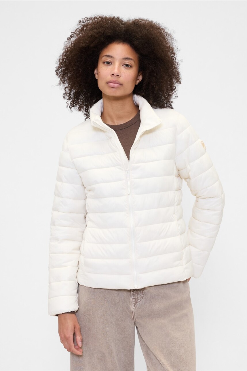 Campera Puffer Mujer Ivory Frost
