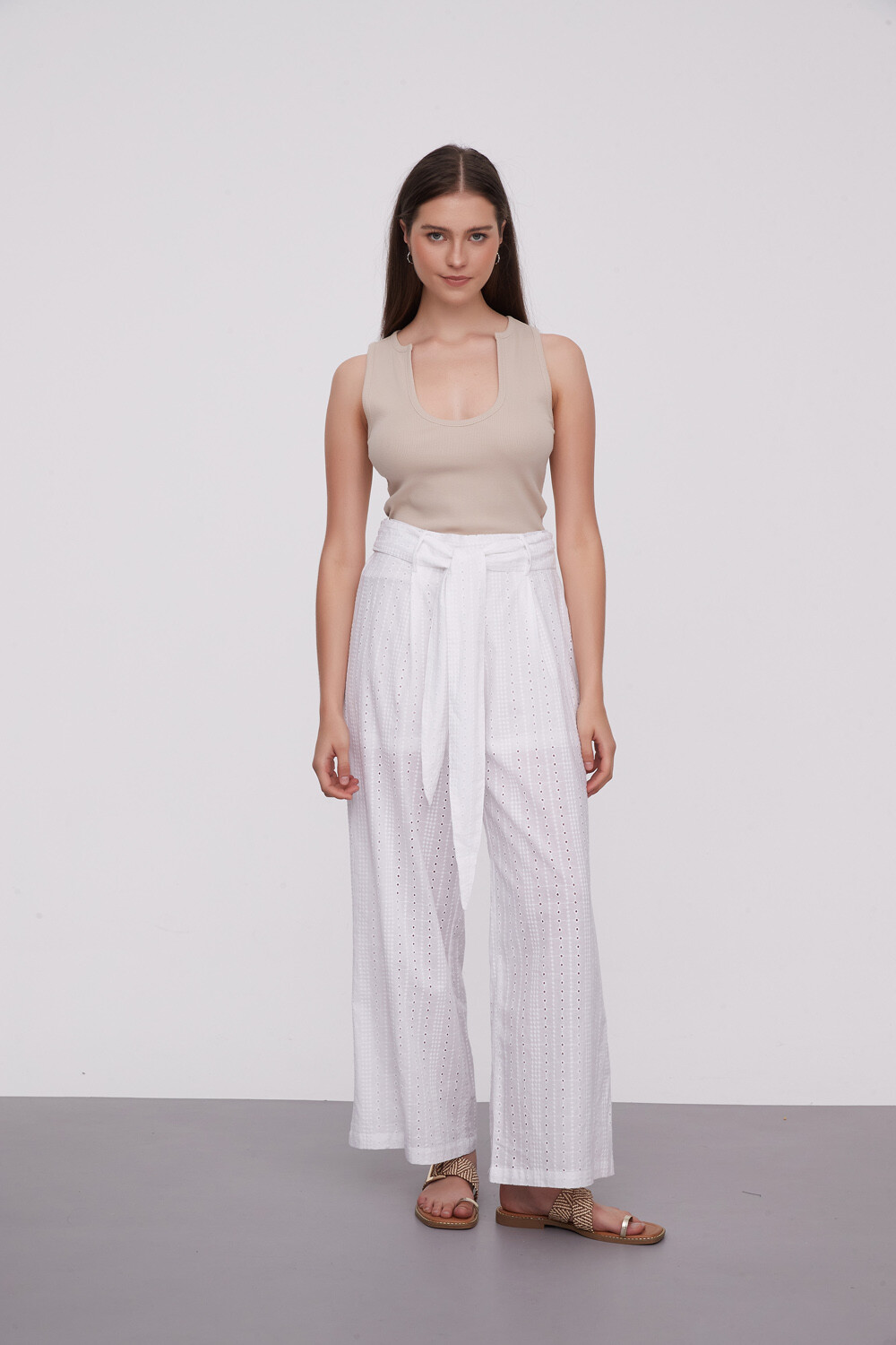 Pantalon Palmei Blanco