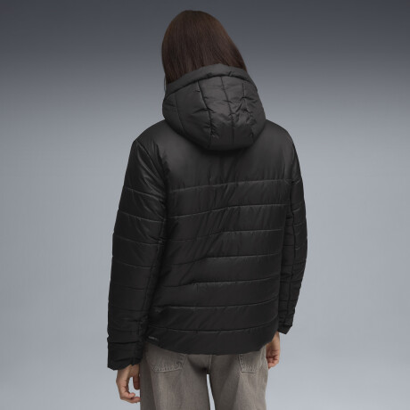 ESS Hood.Padded Jkt.68523101 Negro