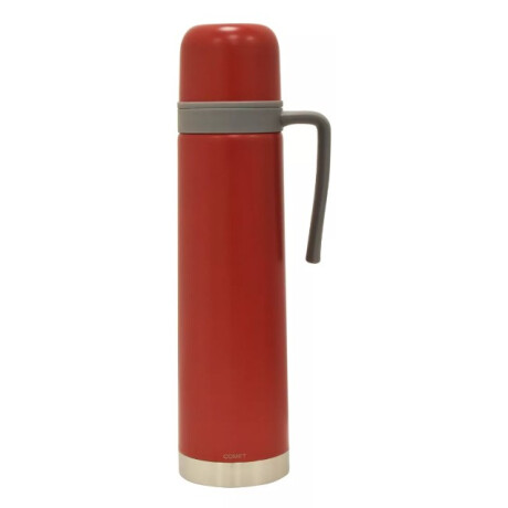 Termo Comet 750 ml Acero Inoxidable con Asa Fija y Pico Cebador Rojo Fuerte