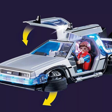 Juego Playmobil Back To The Future Auto Delorean 001