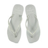 Chanclas Tropical Brasil Ojota Quadradihas De Mujer - Plateado Plateado