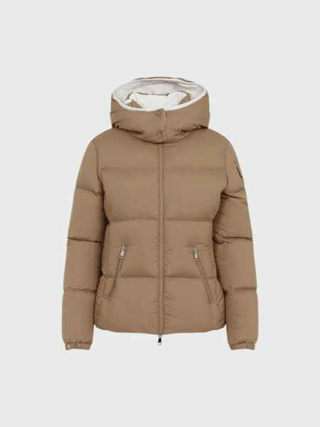 Moncler- Campera rellena de plumas con capucha desmontable, Fourmines Alta Automática