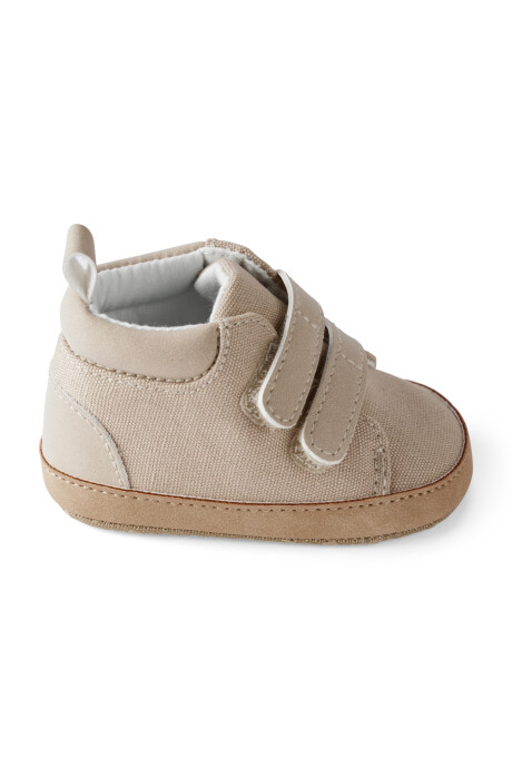 Championes botita con velcro Sin color