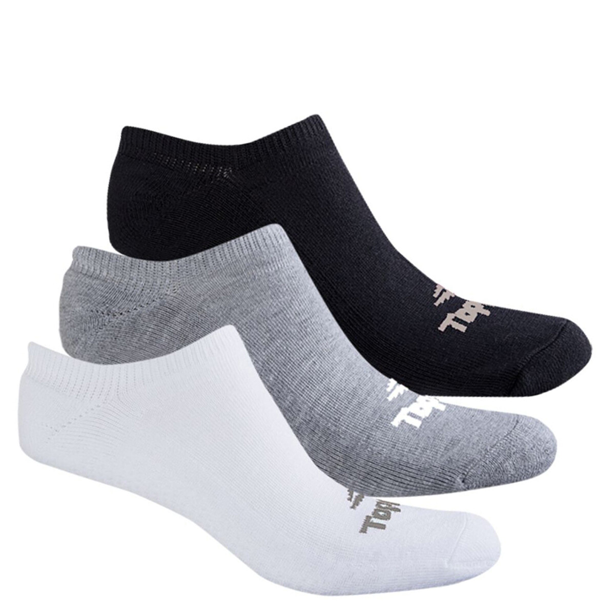 Medias de Mujer Topper x3 Invisibles Wns Topper - Blanco - Gris - Negro 