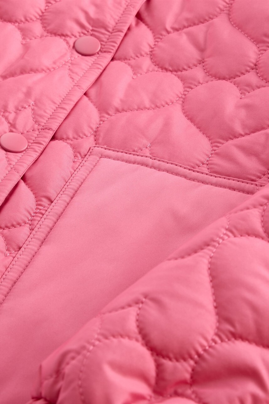 Campera Corazón Quilted Niña Solstice Pink