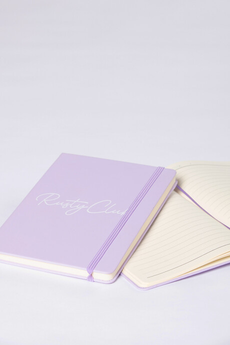 CUADERNO NOTEBOOK RUSTY Lila