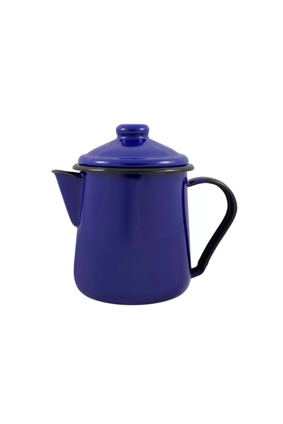 Jarra Lechera / Cafetera con Tapa Azul