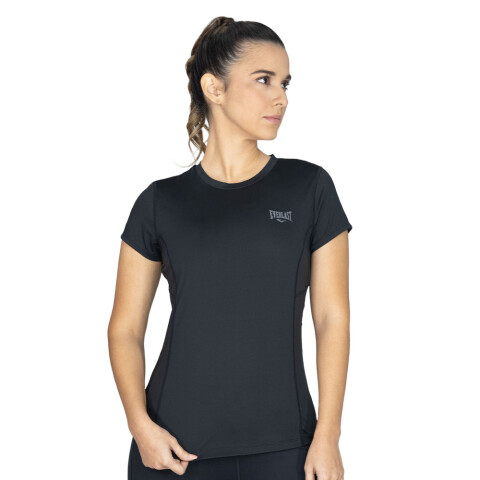 TSHIRT FEM POLY/SPX EVERLAST IMPACT BK W6 NEGRO