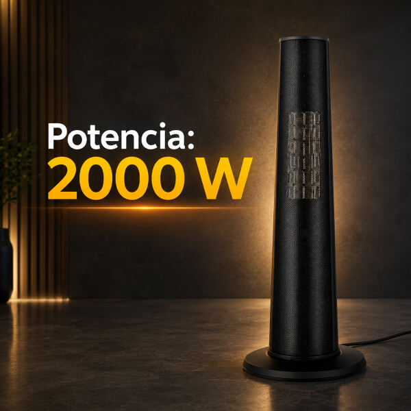 Calentador Torre Kassel 2000w Ks-ct77b Oscilación CALENTADOR KASSEL DE TORRE KS-CT77B