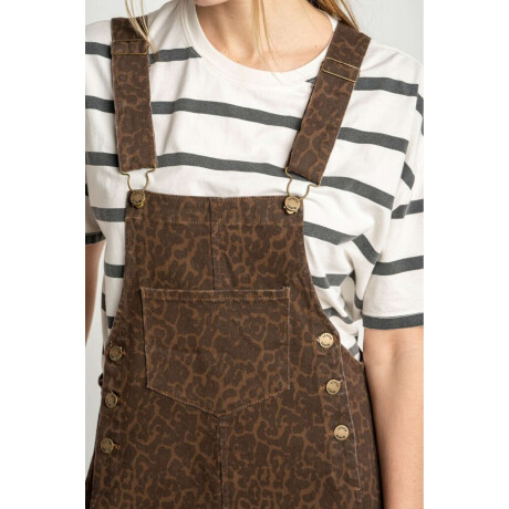 Enterito Animal Print Marron