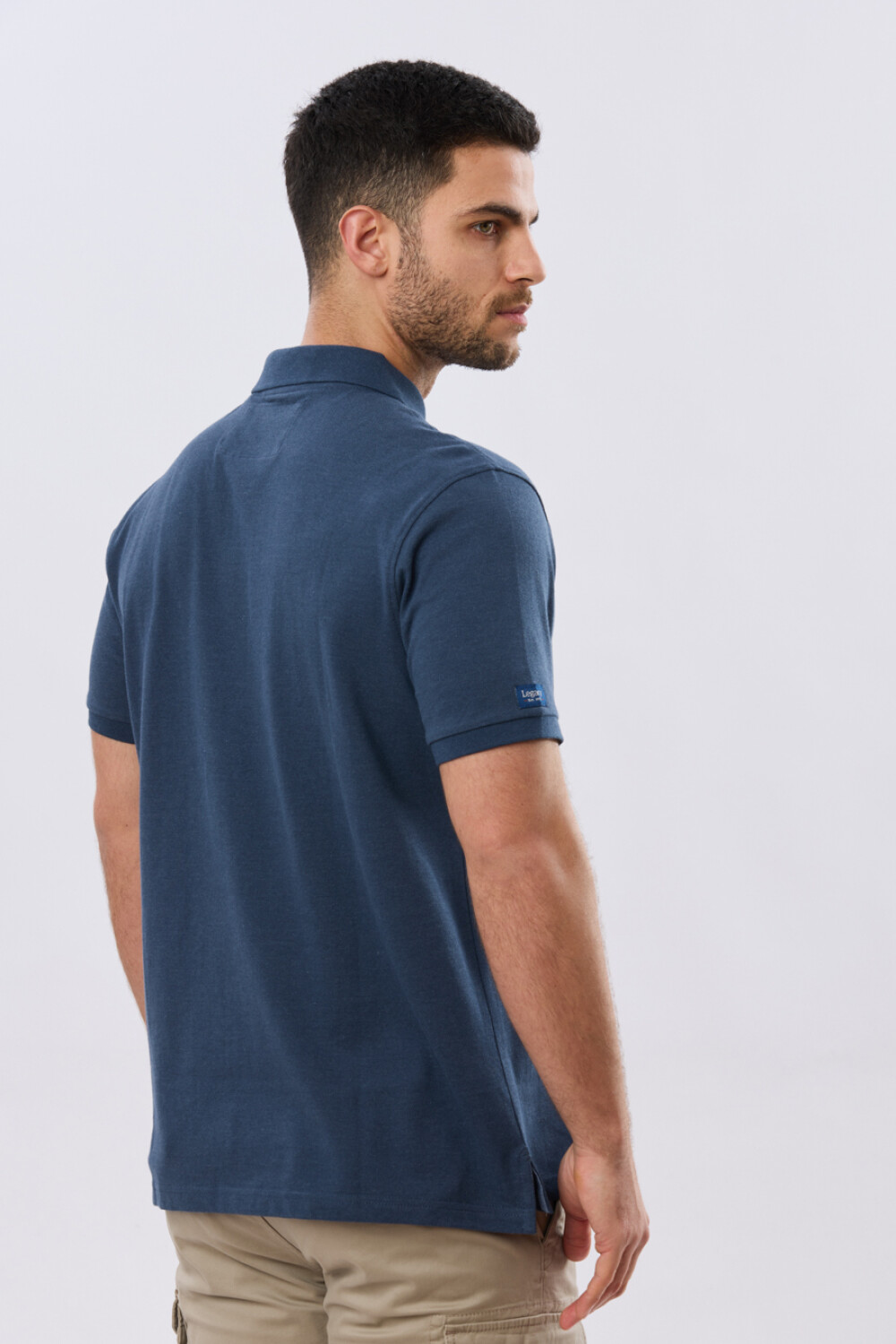 REMERA POLO LISA PIQUÉ Denim