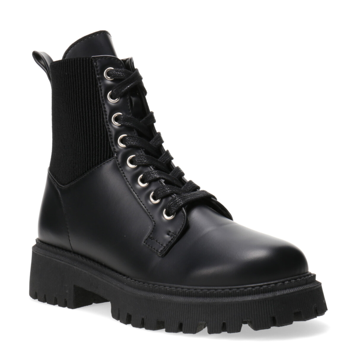 Bota MANON acordonada con textil MissCarol - Black 