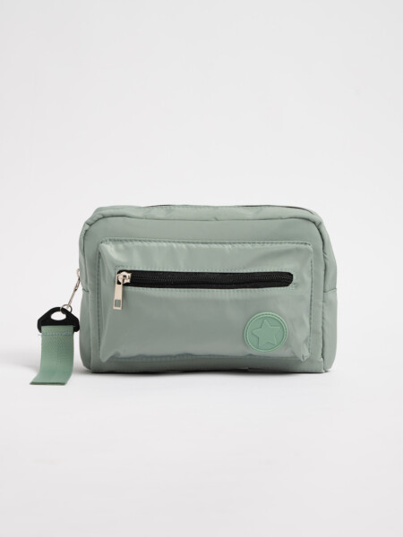 Necessaire con bolsillo Verde Seco