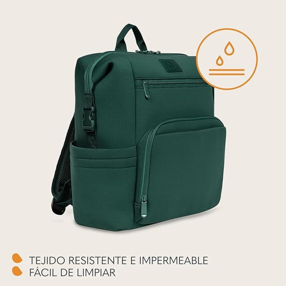 Mochila Maternal Cube Lionelo Verde