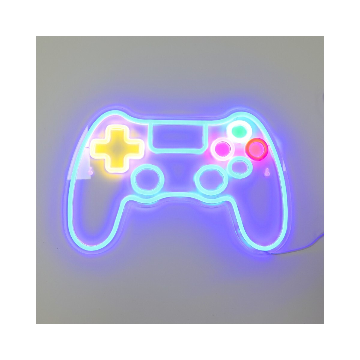 Cartel de neón diseño Joystick 40x25cm USB 