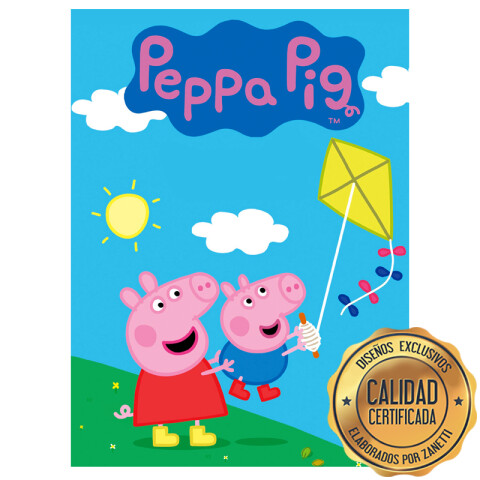 Lámina Peppa Pig Cometa Rect.