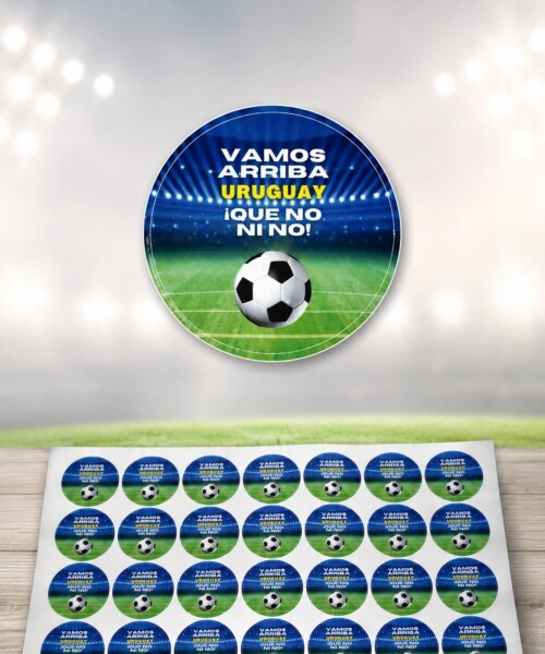 Sticker Uruguay plancha 20x30 cm DISEÑO 2