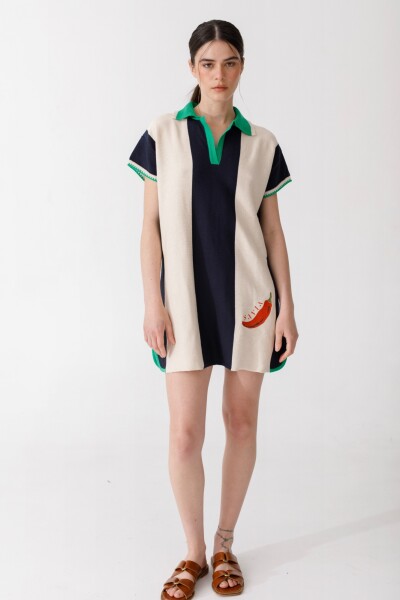 VESTIDO CHILLI Azul Marino