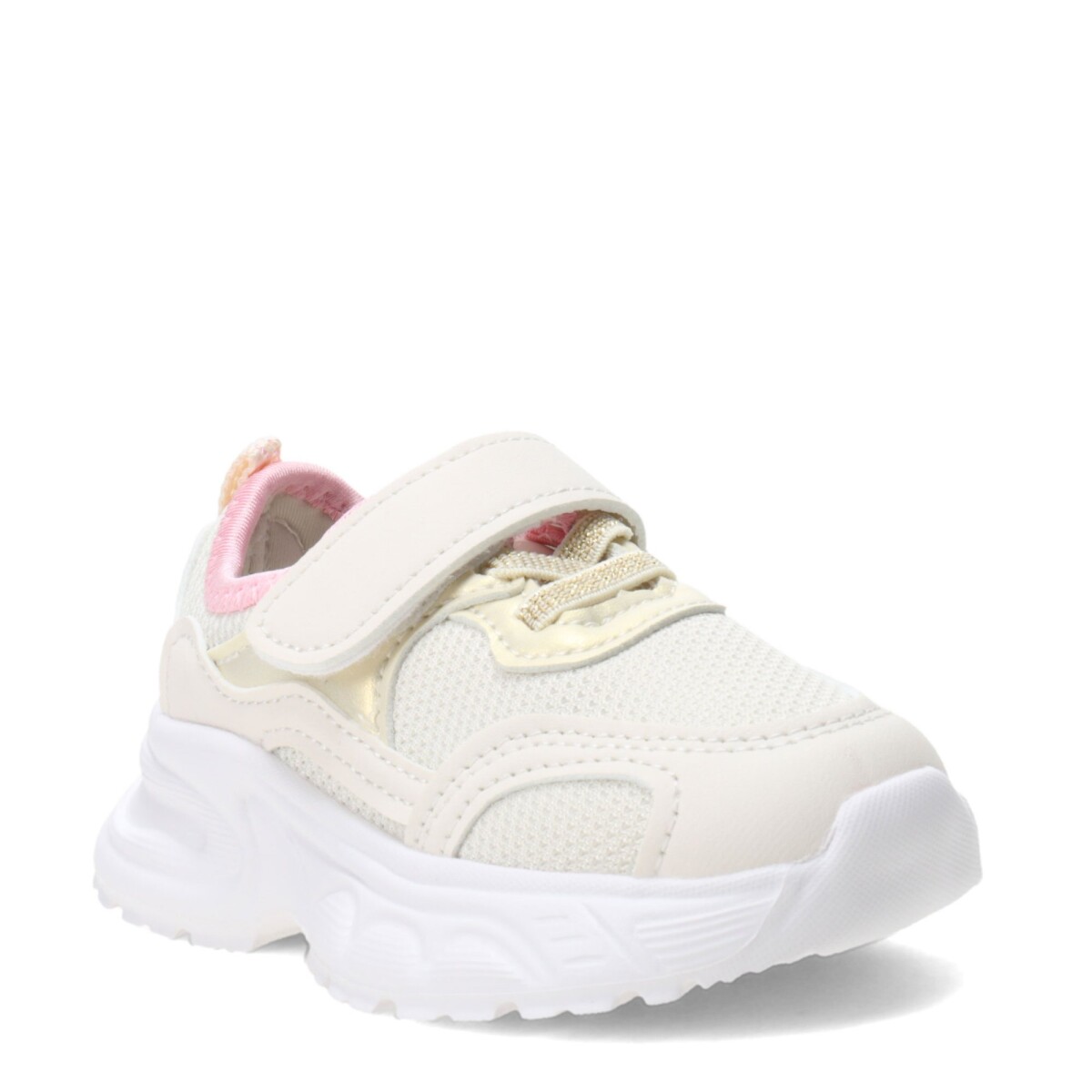 Championes de Niña MINI Miss Carol FLIPPER con velcro - Beige 