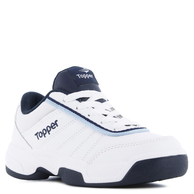 Championes Infantiles Topper Tie Break II Kids Blanco - Azul