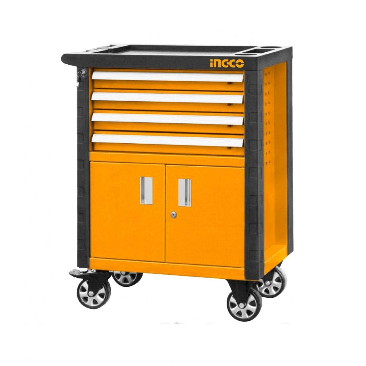 GABINETE CARRO TALLER METAL 4 ESTANTES HDTC01042 