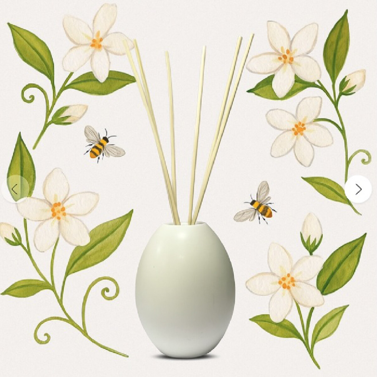 Difusor aromatizador de ambientes 100ml - Jazmín 