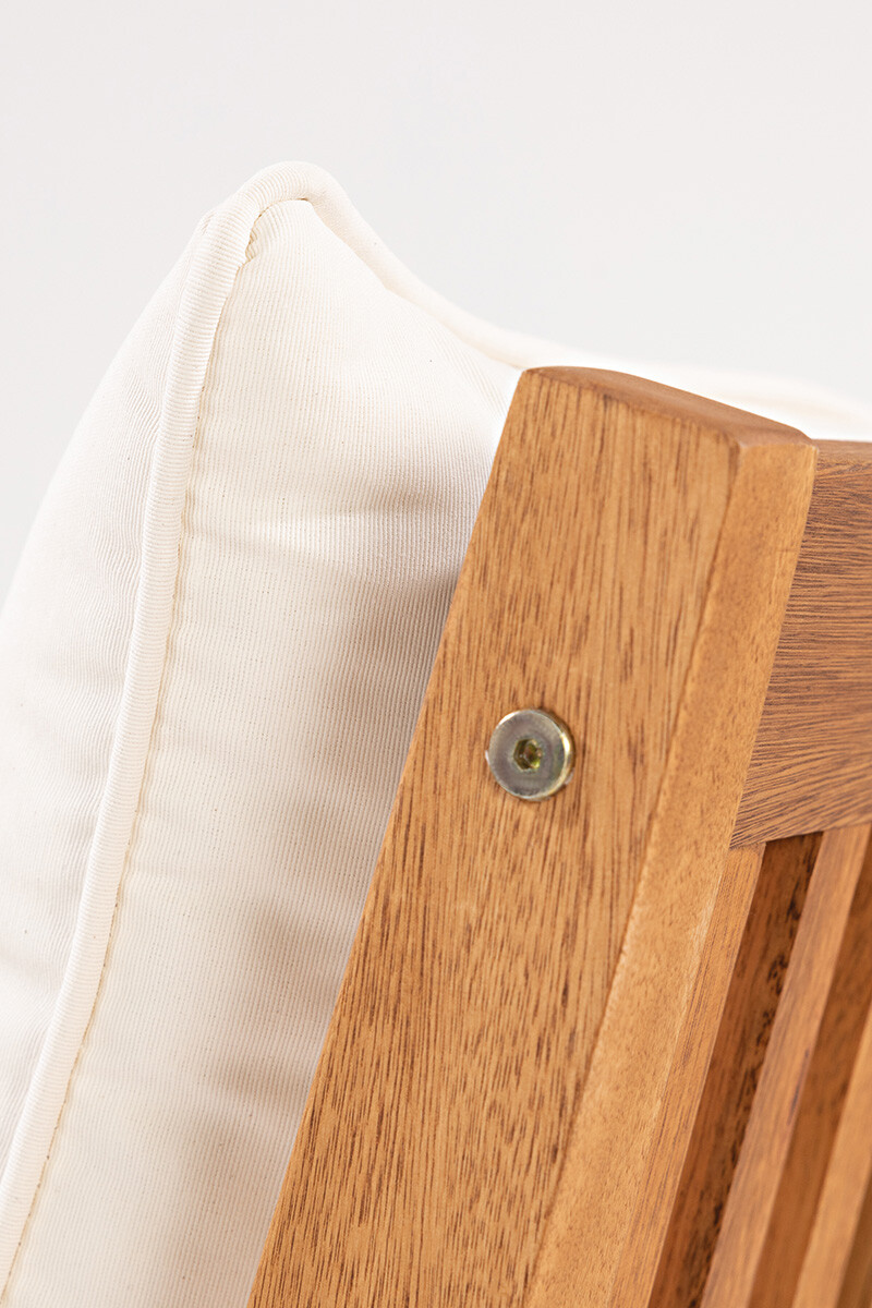 RIADE POLTRONA POLTRONA RIADE ACQUABLOCK CRUDO 62x75x81CM JATOBA