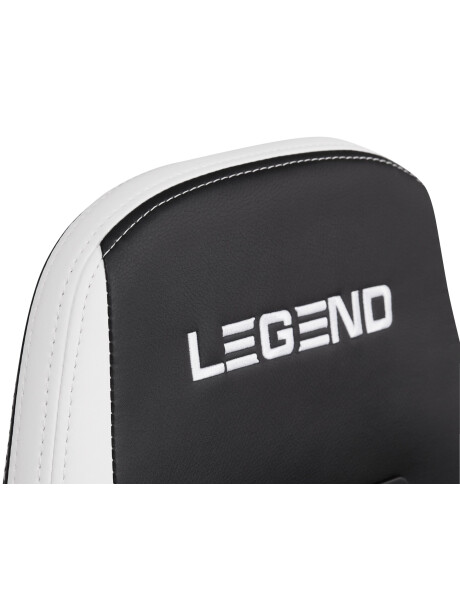 Silla gaming LERBJERG polipiel negro/blanco Silla gaming LERBJERG polipiel negro/blanco