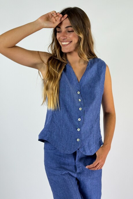CHALECO PISCO Azul