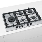 Anafe a gas Bosch PCS7A5B90 Inox 75cm negro