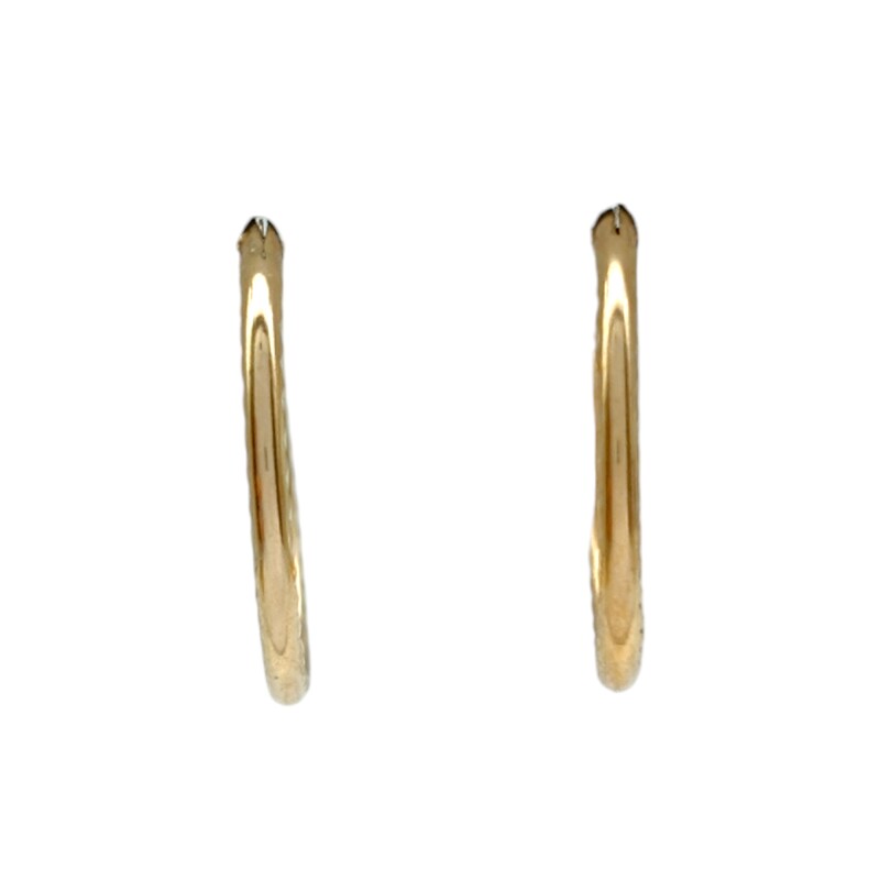 Caravanas aros de oro finos- Oro bajo - Sin piedra- CA8012 sinpiedra