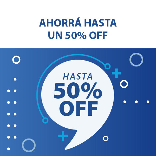 Hasta 50% OFF en seleccionados