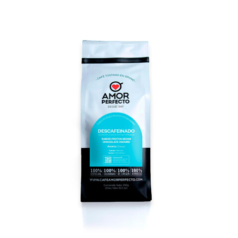 CAFÉ DESCAFEINADO ORGANICO MOLIDO AMOR PERFECTO 350G Cafe Descafeinado Molido Amor