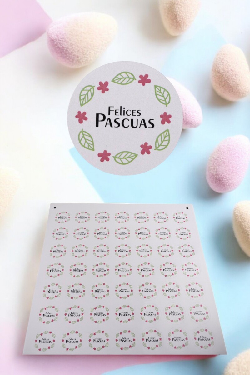 Stickers pascua plancha - DISEÑO 1 