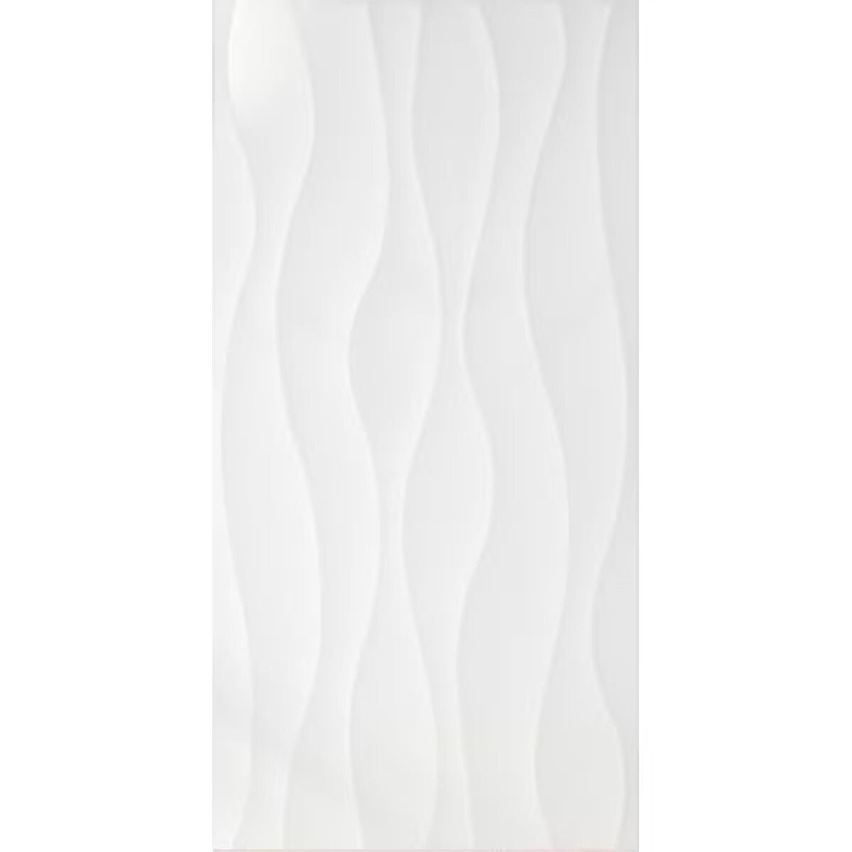 Cerámica Para Pared New Pacific White 31x60 Cm Brillante 