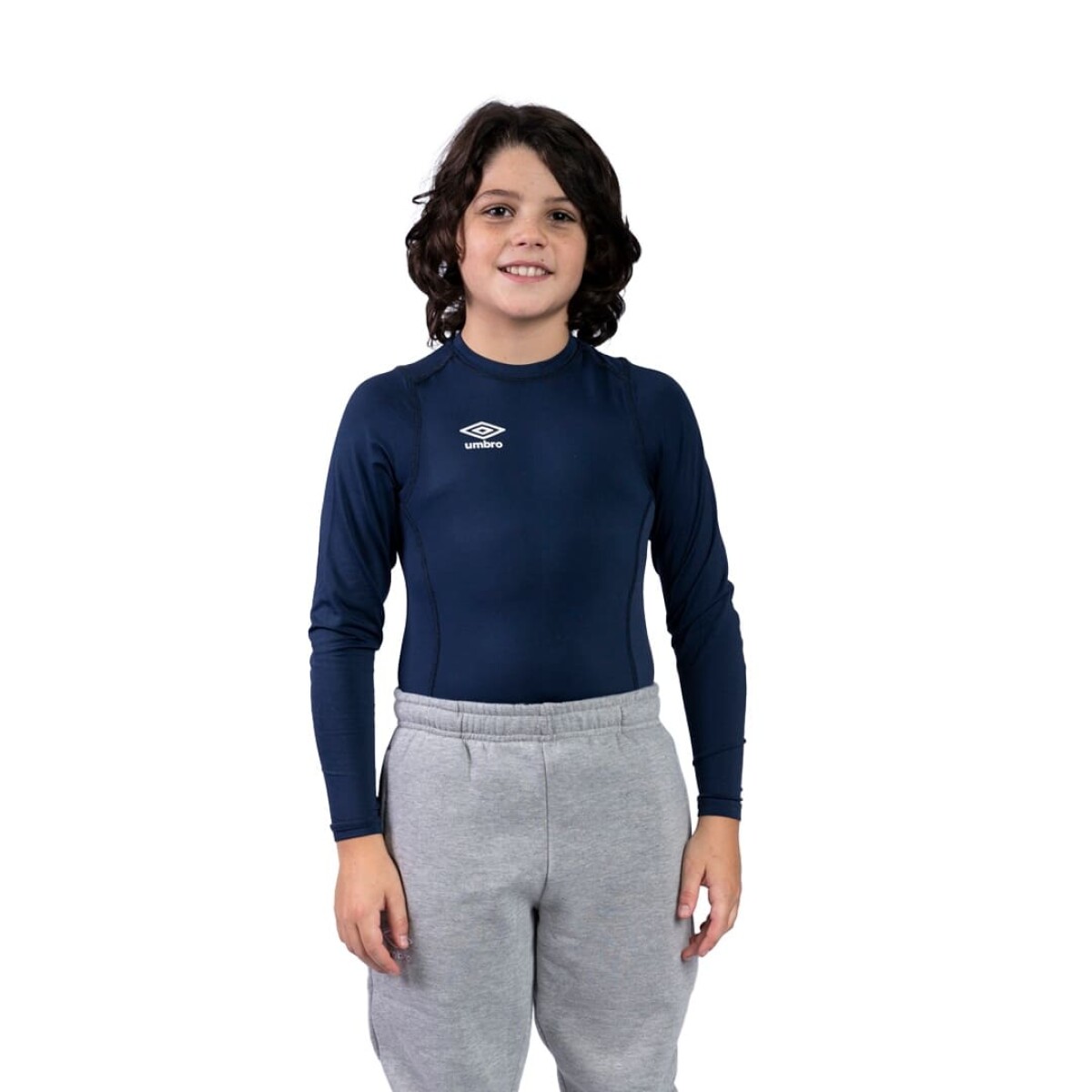 Remera Umbro Spandex Térmica de Niños - 262545U0 - Marino 