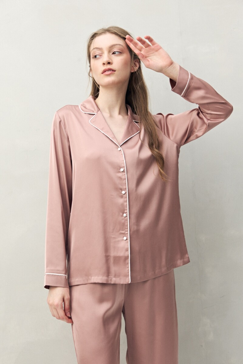 CAMISA GINGER Rosa Tostado
