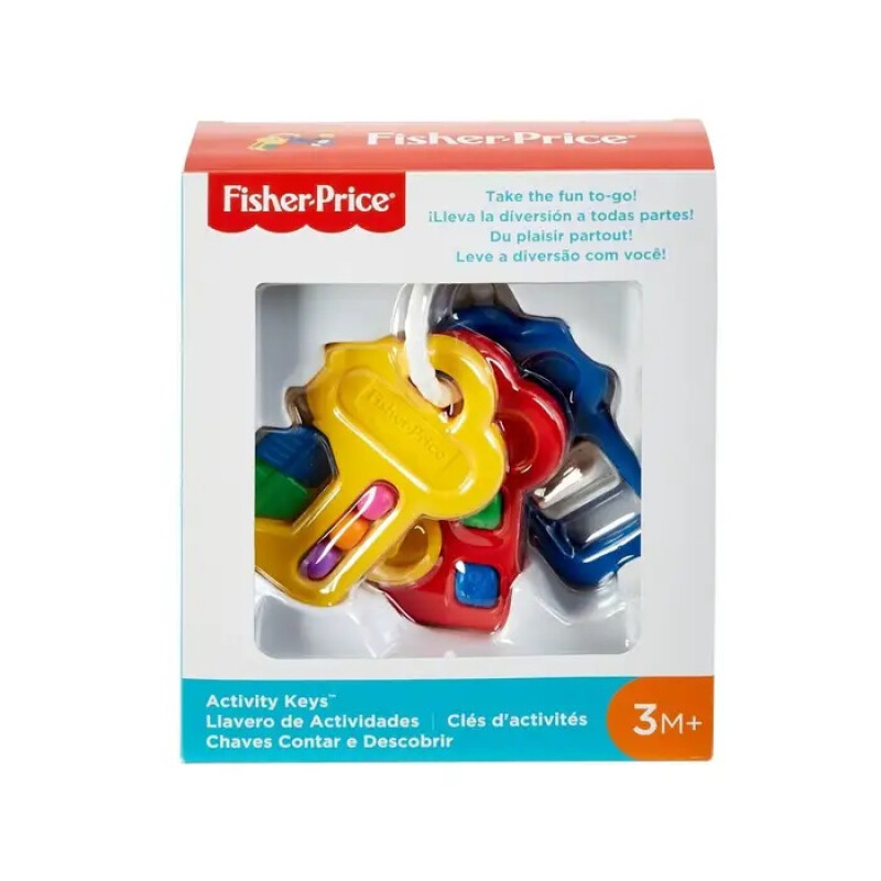 Llavero Llaves De Colores Fisher Price Con Actividades Llavero Llaves De Colores Fisher Price Con Actividades