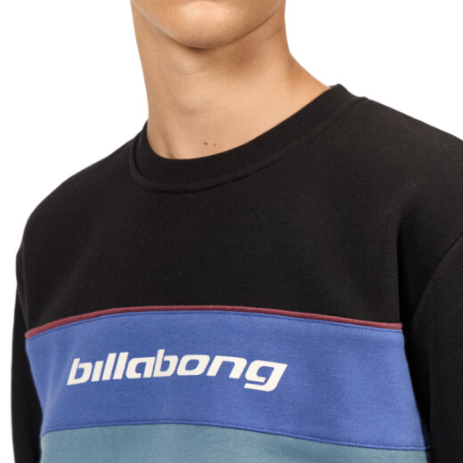 Buzo Billabong Grid Crew Niño - Negro Buzo Billabong Grid Crew Niño - Negro