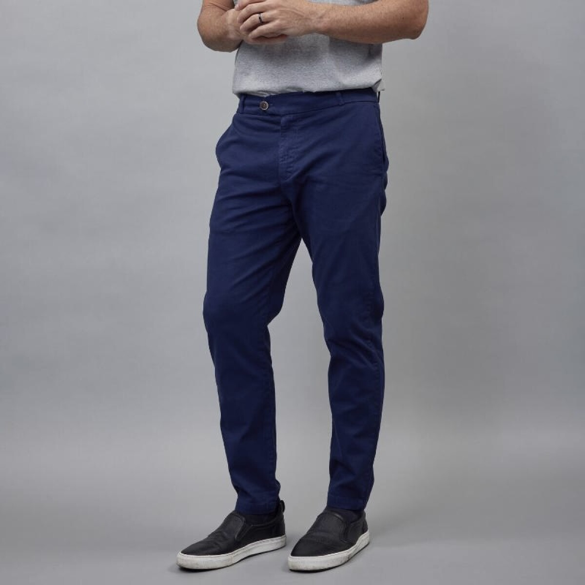 Pantalón de gabardina sport - Azul Marino 