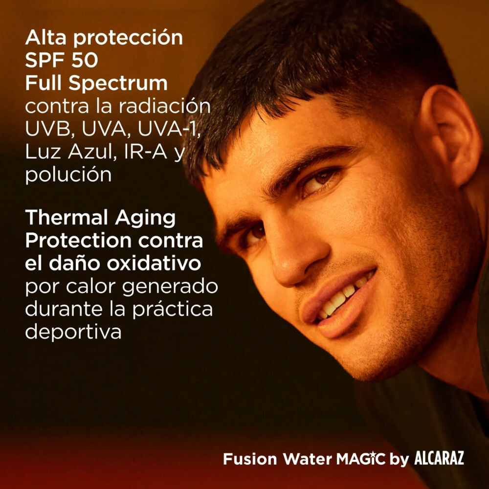 Protector Solar Facial FOTOPROTECTOR Fusion Water MAGIC by Alcaraz x Roland-Garros SPF50 50ml